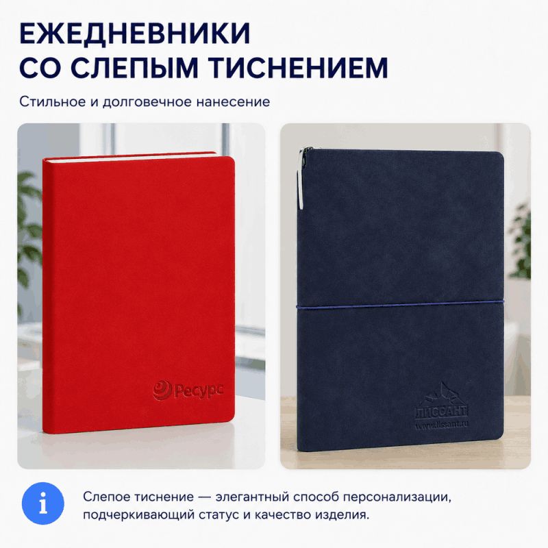 Пример ежедневника с логотипом №2