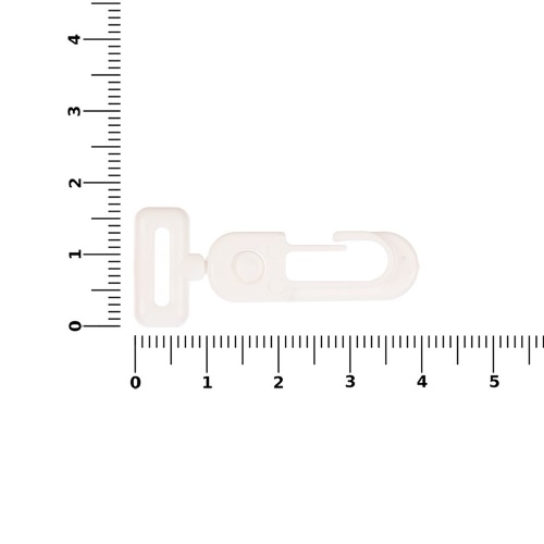 Застежка-карабин Сarabine, S, белый фото 2
