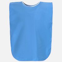 Манишка Member, голубая с белым