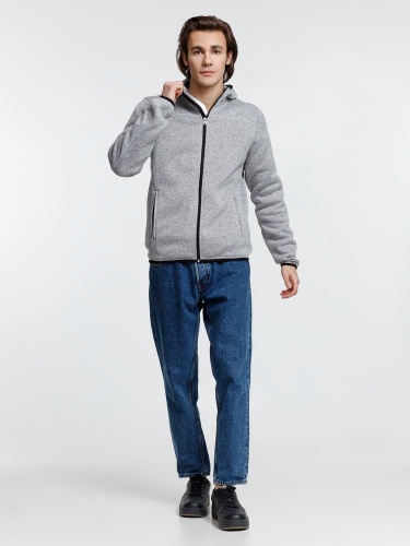 Куртка с капюшоном унисекс Gotland, серая фото 5 Куртка с капюшоном унисекс Gotland, серая фото 5