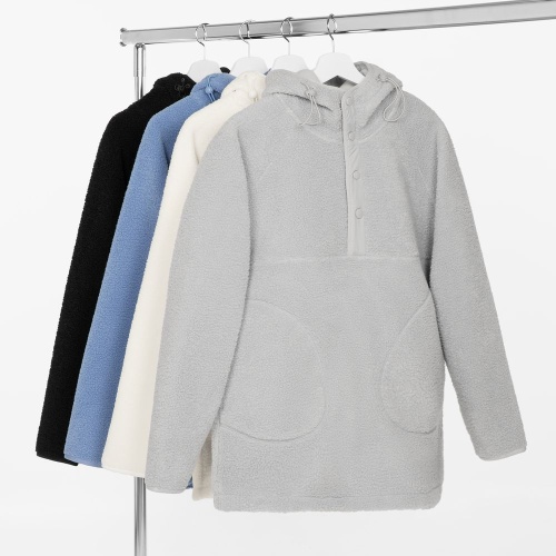 Анорак унисекс Oblako, молочно-белый фото 2 Анорак унисекс Oblako, молочно-белый фото 2