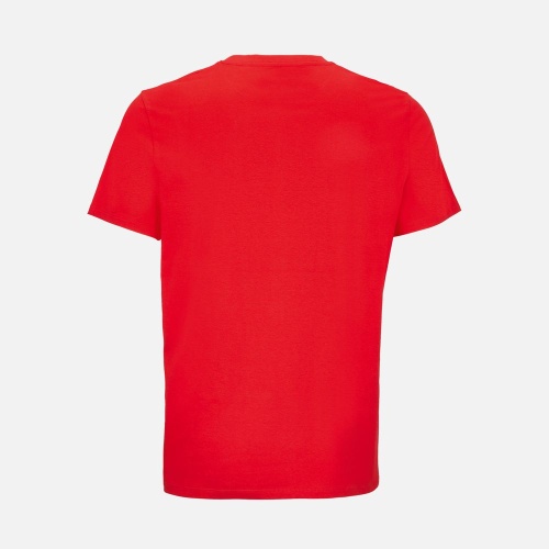 Футболка унисекс Lyam, красная фото 3