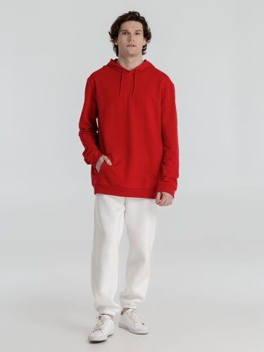 Толстовка с капюшоном унисекс Hoodie, красная фото 9
