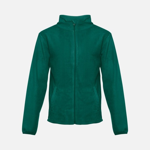 Куртка флисовая мужская Helsinki, темно-зеленая фото 2