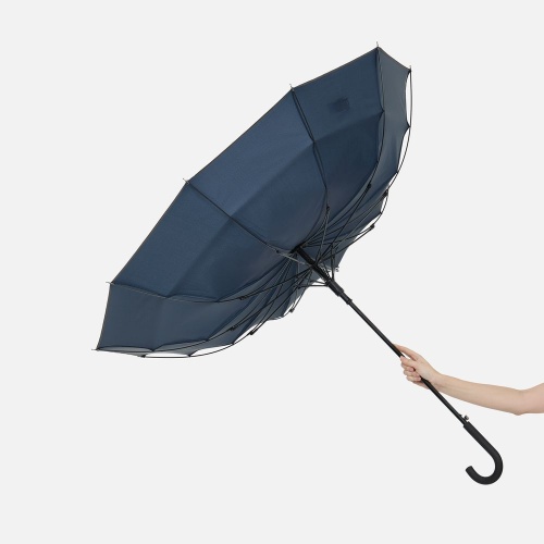 Зонт-трость Abrego, темно-синий фото 4