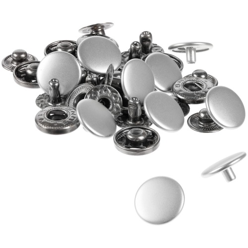 Кнопка Clavis, M, серебристая фото 5 Кнопка Clavis, M, серебристая фото 5