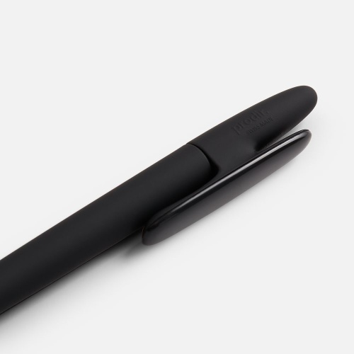 Ручка шариковая Prodir DS5 TRR-P Soft Touch, черная фото 6