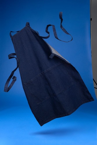 Фартук джинсовый E2, синий фото 3