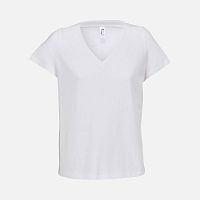 Футболка женская Regent Women с V-образным вырезом, белая