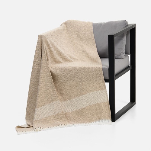 Плед Ladakh, бежевый фото 3 Плед Ladakh, бежевый фото 3