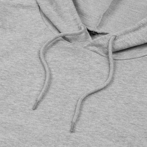 Толстовка с капюшоном унисекс Hoodie, серый меланж фото 4