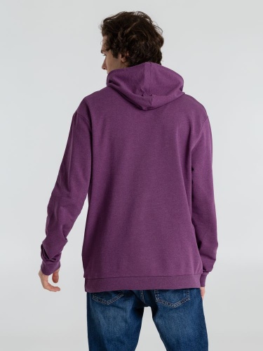 Толстовка с капюшоном унисекс Hoodie, фиолетовый меланж фото 13