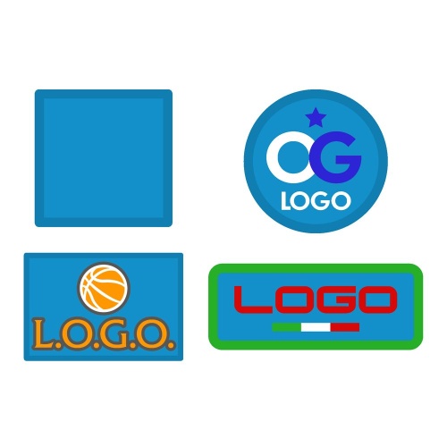 Шеврон из габардина Gabo S, голубой фото 2