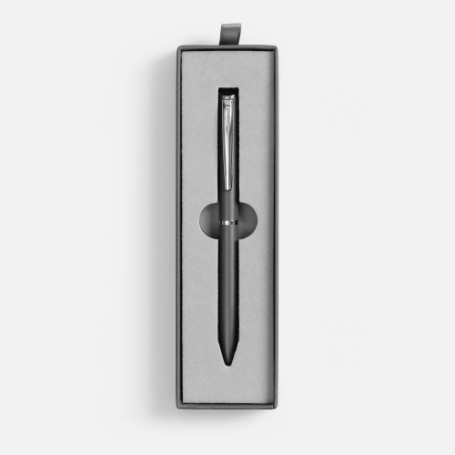 Ручка шариковая Ringa в футляре, серая фото 2