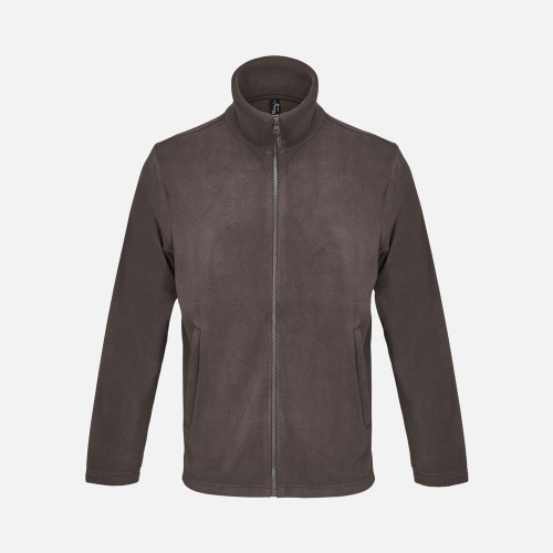 Куртка флисовая унисекс Nitro, коричневая фото 2 Куртка флисовая унисекс Nitro, коричневая фото 2