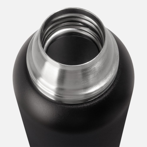 Термос Relaxika 1600 со стикерпаком, черный фото 3