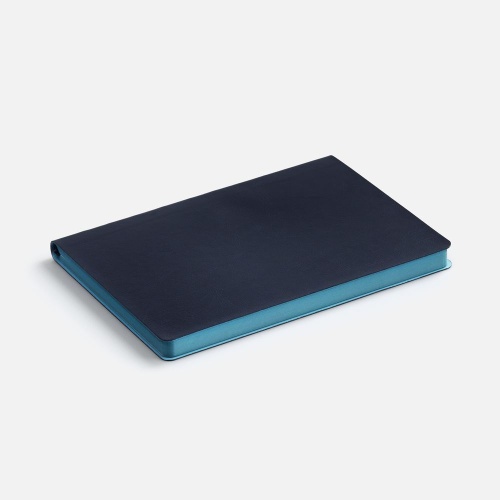 Ежедневник Doppio, недатированный, синий с голубым Ежедневник Doppio, недатированный, синий с голубым