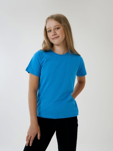 Футболка детская T-Bolka Kids, бирюзовая фото 2