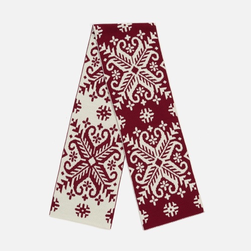 Шарф Wintertude L, красный с белым фото 2 Шарф Wintertude L, красный с белым фото 2