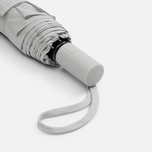 Зонт складной Cloudex, светло-серый фото 3