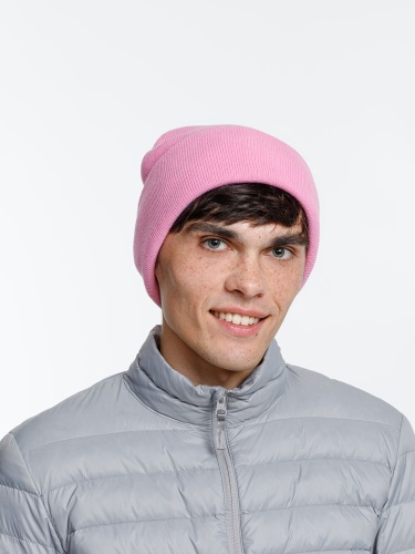 Шапка Urban Flow, пыльно-розовая фото 4 Шапка Urban Flow, пыльно-розовая фото 4