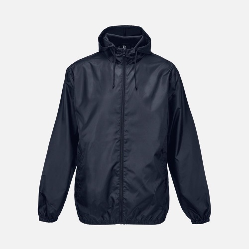 Ветровка унисекс Shield, темно-синяя фото 2