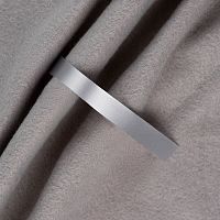 Лента сатиновая Satin 10 S, серая, 50 см