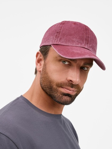 Бейсболка Berwi, бордовая фото 3