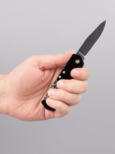 Туристический нож Liten Halp, черный фото 3 Туристический нож Liten Halp, черный фото 3