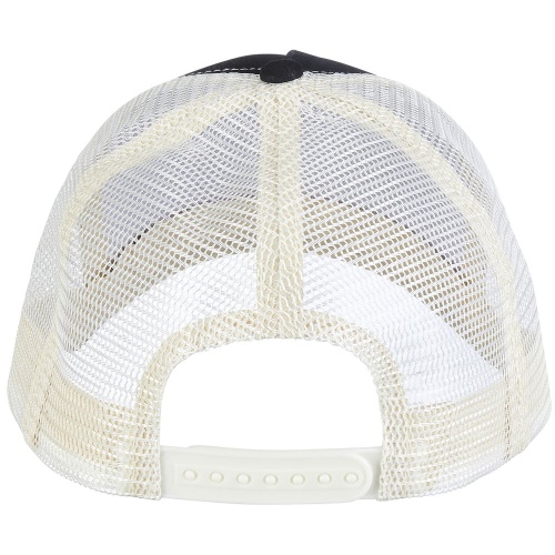 Бейсболка Blink, черная с молочно-белым фото 2 Бейсболка Blink, черная с молочно-белым фото 2