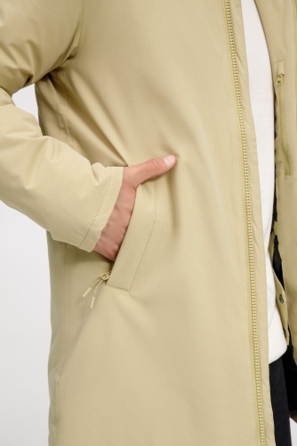 Куртка-парка унисекс Sfera, бежевая фото 6 Куртка-парка унисекс Sfera, бежевая фото 6