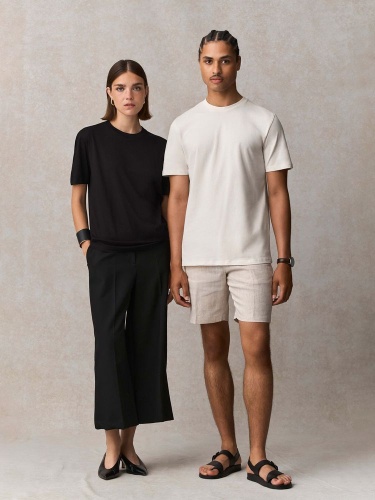 Футболка унисекс Lyam, красная фото 8