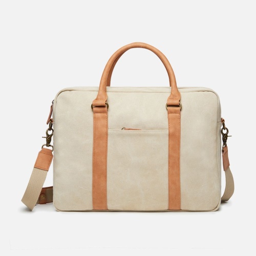 Сумка для ноутбука Bosler, бежевая фото 2 Сумка для ноутбука Bosler, бежевая фото 2