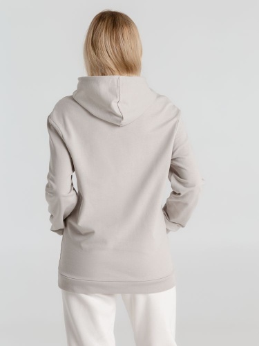Толстовка с капюшоном унисекс Hoodie, дымчато-серая фото 13
