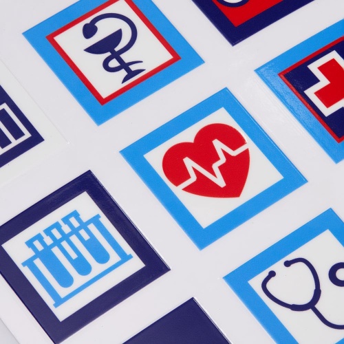 Стикерпак UV-DTF Industry, медицина фото 3