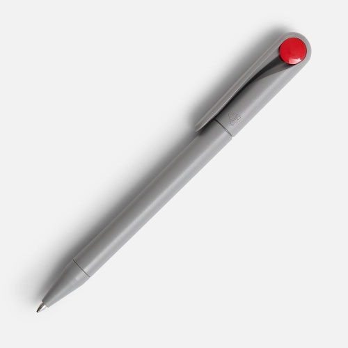 Ручка шариковая Prodir DS1 TMM Dot, серая с красным фото 4