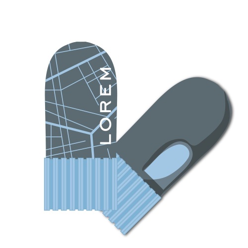 Варежки на заказ Joyful Grand, полушерсть фото 2