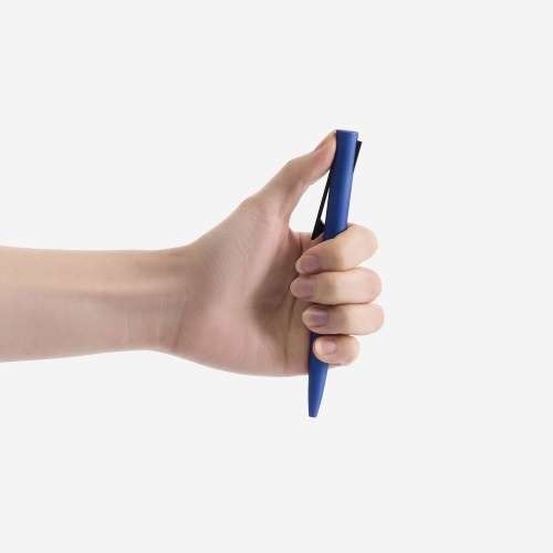 Ручка шариковая Snap, синяя металлик фото 6