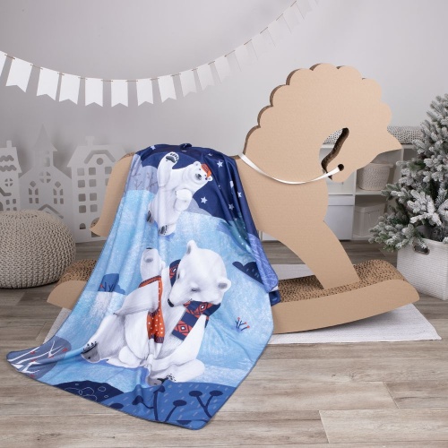 Флисовый плед Wintart Bear фото 6