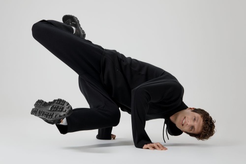 Худи унисекс Begi, черное фото 5