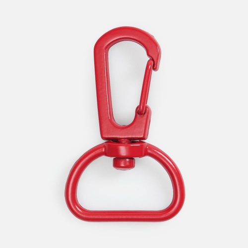 Застежка-карабин Snap Hook, M, красная фото 2