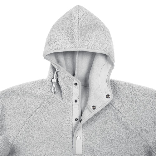 Анорак унисекс Oblako, светло-серый фото 3 Анорак унисекс Oblako, светло-серый фото 3