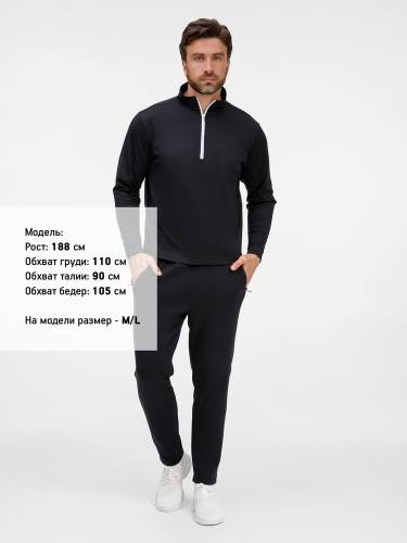 Свитшот на молнии Morfiss, черный фото 10