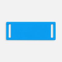 Лейбл из ПВХ Kova, голубой