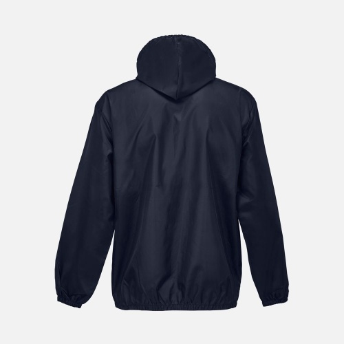 Ветровка унисекс Shield, темно-синяя фото 3