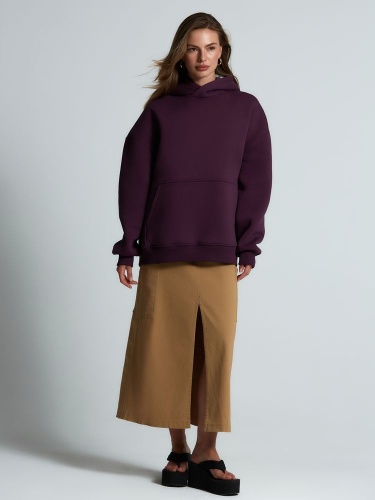 Худи Kulonga Oversize, фиолетовое фото 7