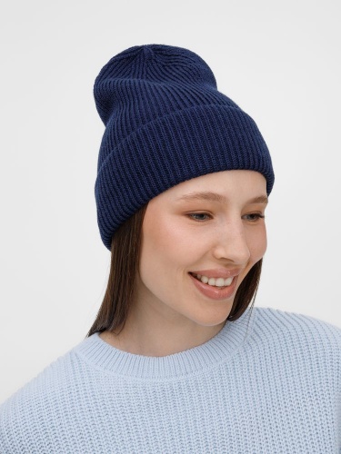 Шапка Nobilis Mono, темно-синяя фото 3 Шапка Nobilis Mono, темно-синяя фото 3