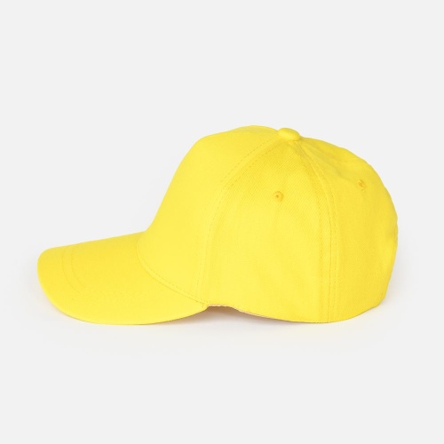 Бейсболка Basic, желтая фото 3