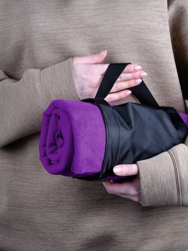 Дорожный плед Voyager 2, фиолетовый фото 3