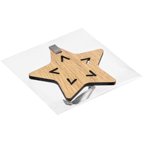 Деревянная подвеска Christmate, звезда фото 2 Деревянная подвеска Christmate, звезда фото 2